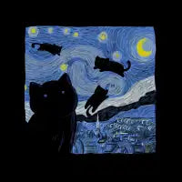 Tha Starry Cat Night - design