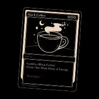 The Magic of Black Coffee - design