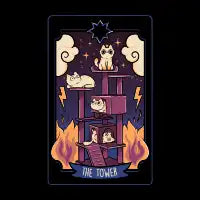 The Tower Cat Tarot by Tobe Fonseca - design