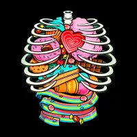 Unicorn Anatomy Sweet Inside - design