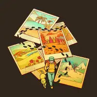 Wanderlust Polaroid - design