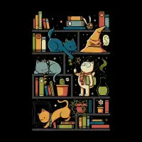 Wizard Cat Bookstore - design