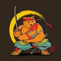 Yakuza Bear Samurai - design