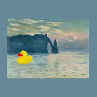 Duck, Etretat, Sunset - design