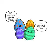 Eggstatic About Easter - design