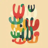 Colorful cactus - design