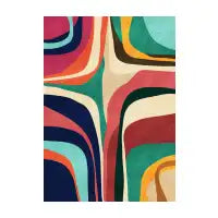 Colorful zebra pattern - design