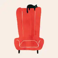 Lazy cat - design