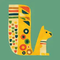 Mid-century squirrel - design