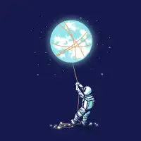 Moon and the stars - design