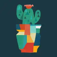 Potted cacti - design