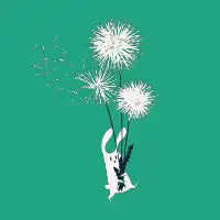 Rabbit with dandelion - design