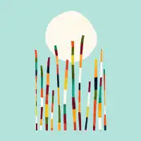 Rainbow forest - design