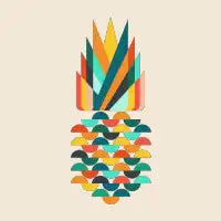 Rainbow Pineapple - design