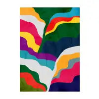 Rainbow ridges - design