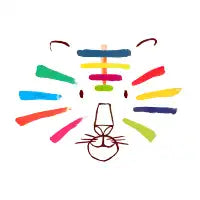 Rainbow tiger - design
