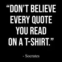 This is a t-shirt with inspirational quote - design
