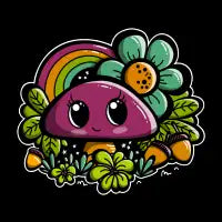 Jane the Mushroom (Dark) - design