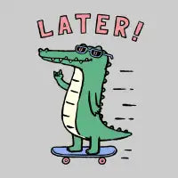Later Skater Alligator - design