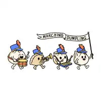 Marching Dumpling - design