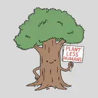 Plant Less Humans - design