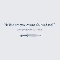 Final Words of Julius Caeser - design