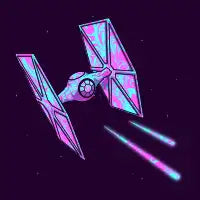 Tie (Dye) Fighter - design