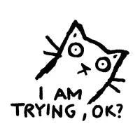 I am trying, OK? - design