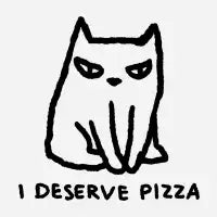I deserve pizza T-Shirt - design