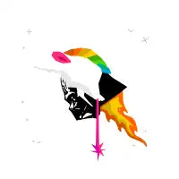 Flaming Vadercorn - design
