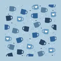 Blue Mugs - design