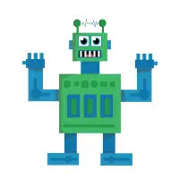 Robot (green) - design