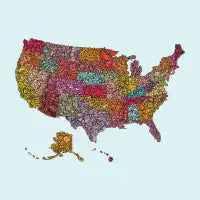 US map - design