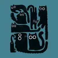 I see cats everywhere - design