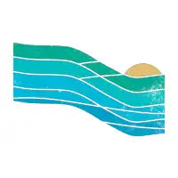 70s Sunset Ocean Lines - design