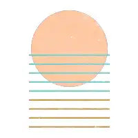 80s Sunset - design