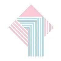 80s Abstract Geometric Waterfall - design