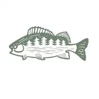 Bass Fishing Silhouette - design
