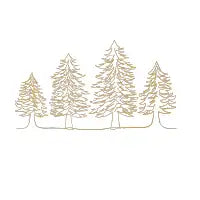 Line Art Forest - design
