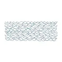 Ocean Waves Line Art - design
