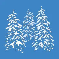 Snow Covered Winter Trees - design