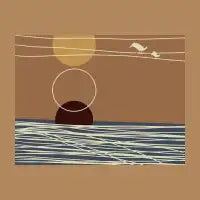 sunset and sunrise - design