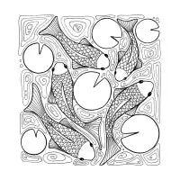 Koi fish - design