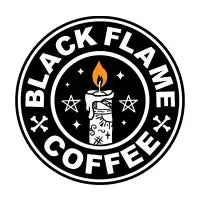 Black Flame Coffee T-Shirt - design