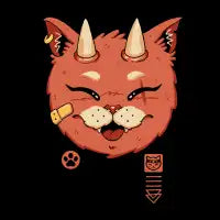 Devil Meowster Cat - design