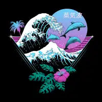 Dolphin Waves - design
