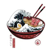 Great Ramen Wave White - design