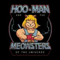 Hoo-Man and the Meowster Cat of the Universe - design
