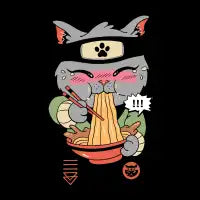 Intense Ramen Meowster - design