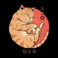 Japanese Cat - design